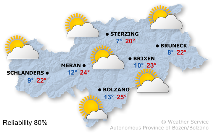 Forecast for today, sunday 19/05/2024