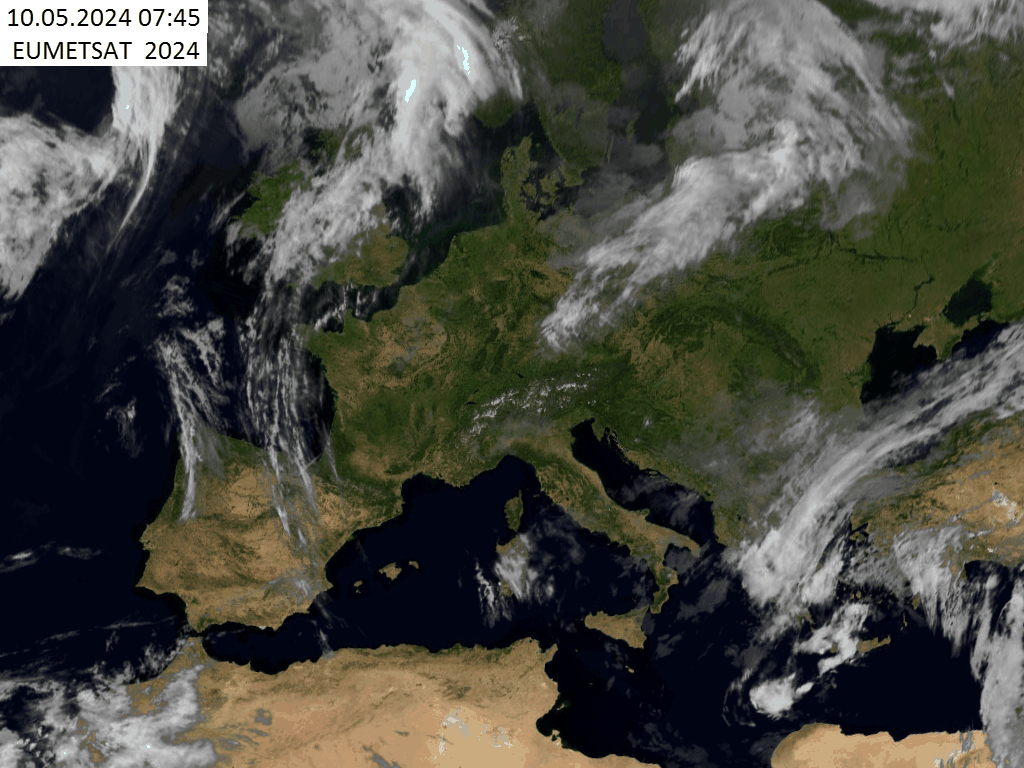 immagine satellitare Europa