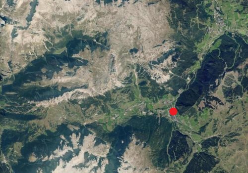 Aerial images: Weather station Corvara
